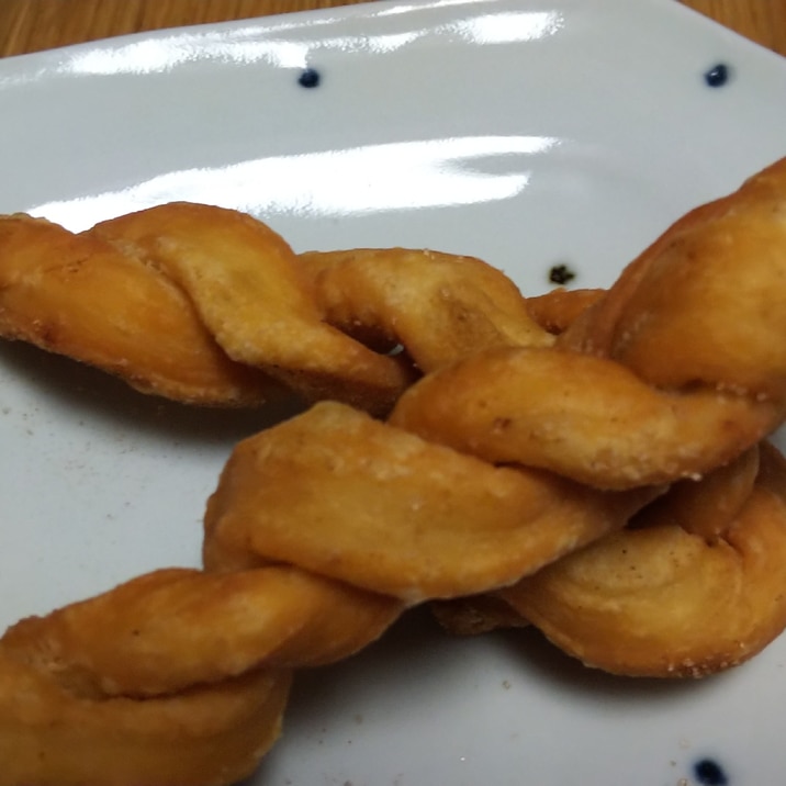 イースト入れ忘れパン生地救済!ねじり揚げパン